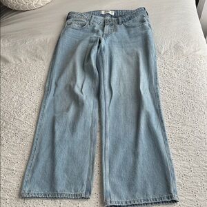Hollister Light Blue Low Rise Jeans